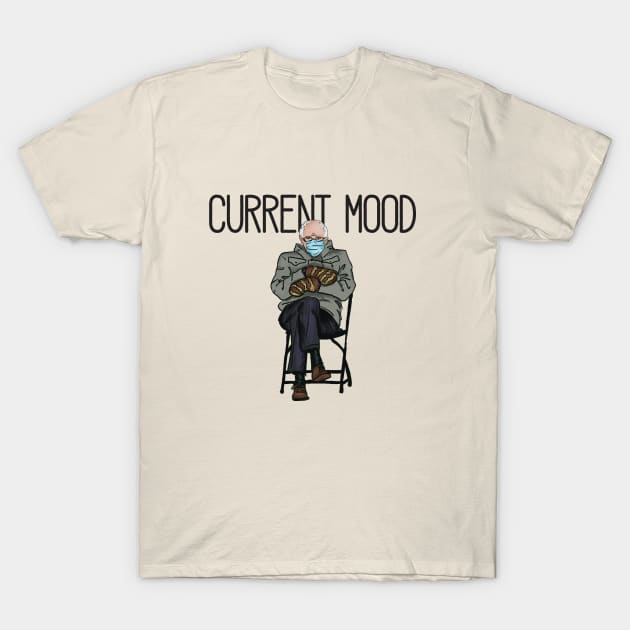 Current Mood Mittens Bernie Sanders T-Shirt by Perpetual Brunch